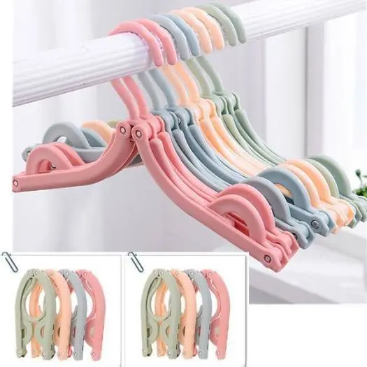 Combo 10 Móc Treo Quần Áo Gấp Gọn Thông Minh Tiện Lợi Khi Đi Du Lịch 5