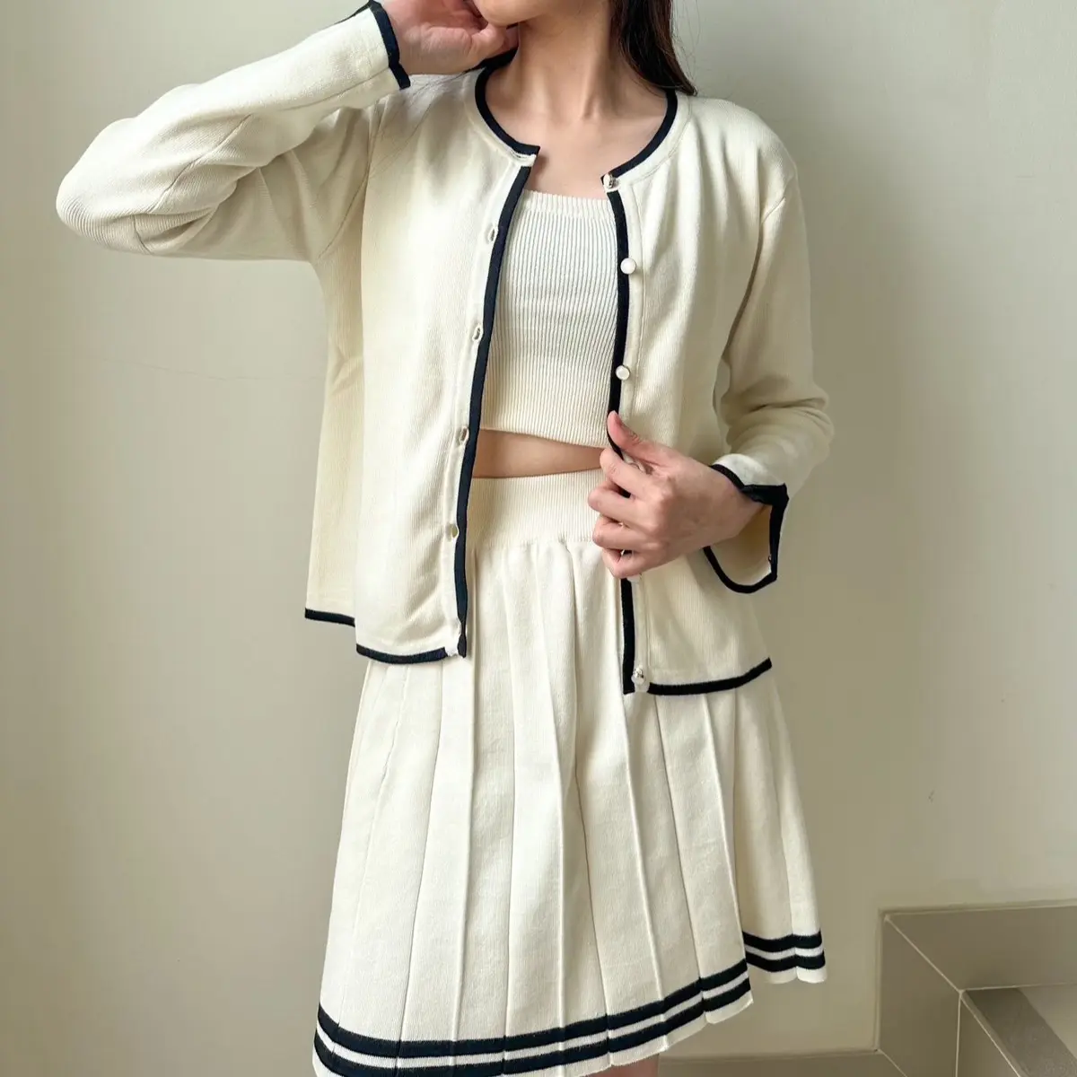 Luknits - Taya Cardigan Casual Knitwear Basic