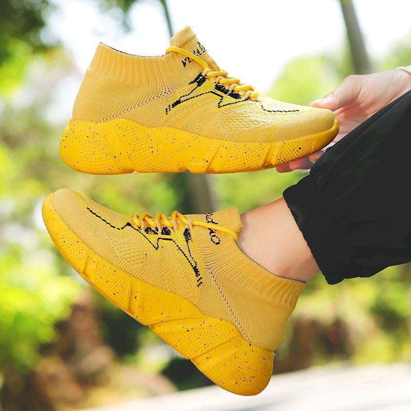 Giày nhảy shuffle dance aerobic zumba chạy đi bộ siêu nhẹ siêu êm Sneaker Cao Su Sport Nam nữ