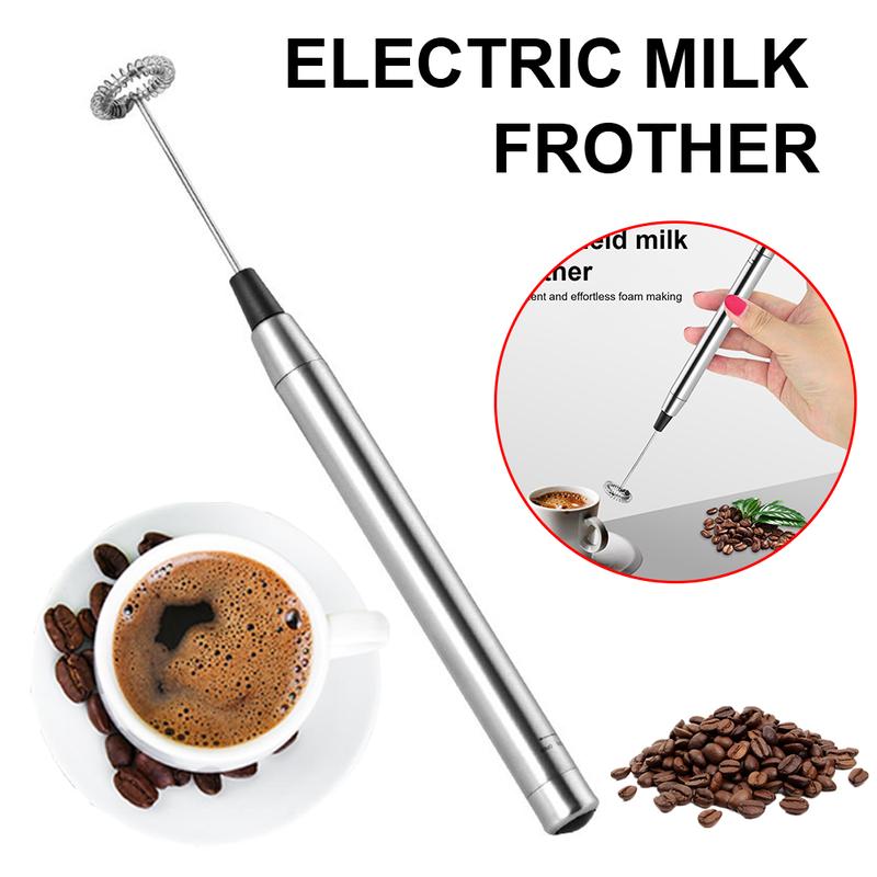 Product Introduction of Máy tạo bọt sữa, Máy tạo bọt bằng Điện cầm tay, Hoạt động bằng Pin, Thép không gỉ, Máy trộn đồ uống, Máy xay sinh tố, cho Cappuccino và Sô cô la nóng, Kích thước nhỏ Máy Đánh Bọt Máy Đánh Trứng 14