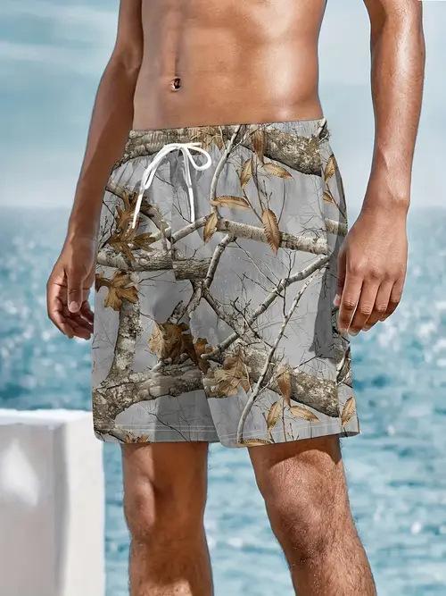 Product Introduction of 2025 New European and American Trade Casual Versatile Fashion Trend High Quality Men's Camouflage Casual Shorts 5