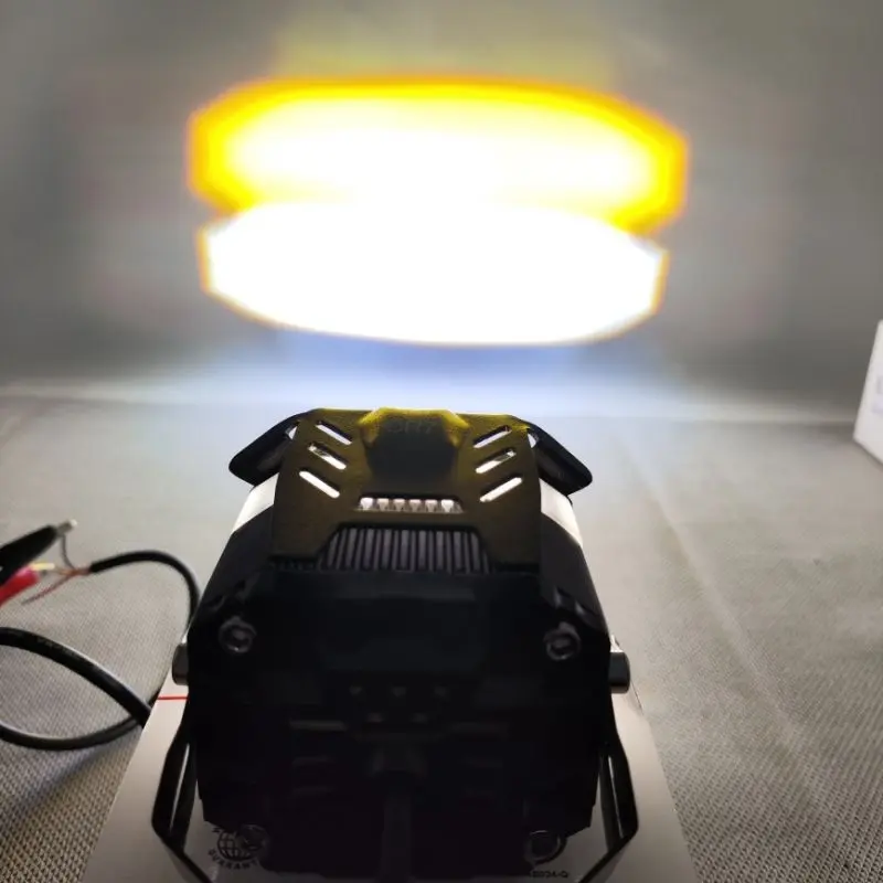 Lampu Tembak Laser 1 Mata Jauh Dekat Putih Kuning Plus Devil Red Blue 4 Mode High Low 7