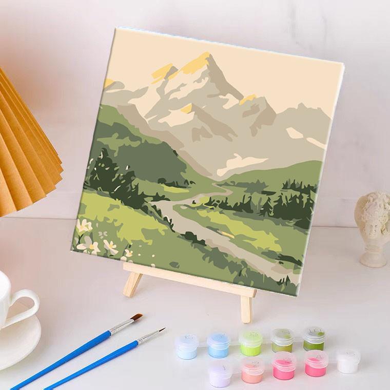 Product Introduction of Ohayo [มีเฟรม] 20*20 ซม ระบายสีตามตัวเลข ภาพวาดตกแต่งอะคริลิก ของเล่นวาดภาพ ของขวัญเด็ก กระตุ้นจินตนาการ 8
