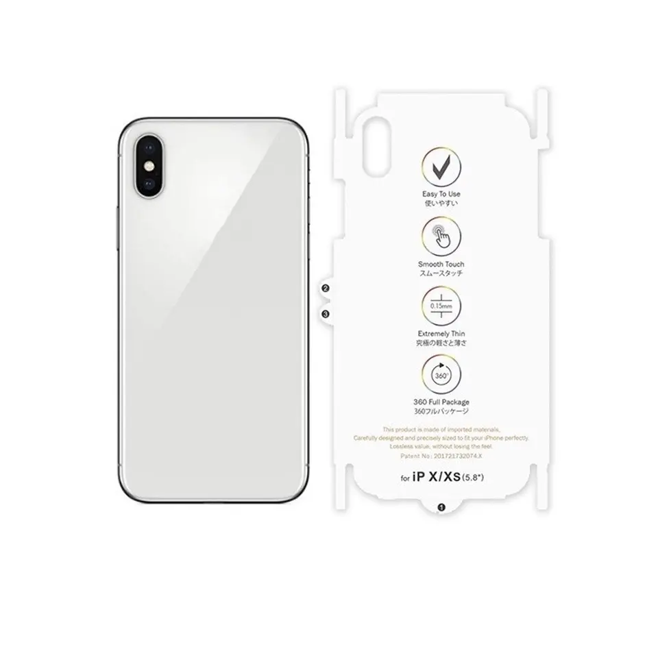 Miếng dán PPF chống vân tay IPhone 8plus/x/xs/xs max/11/11 pro/11 promax /12 /12 pro max /13 /13 pro max Ốp Cases