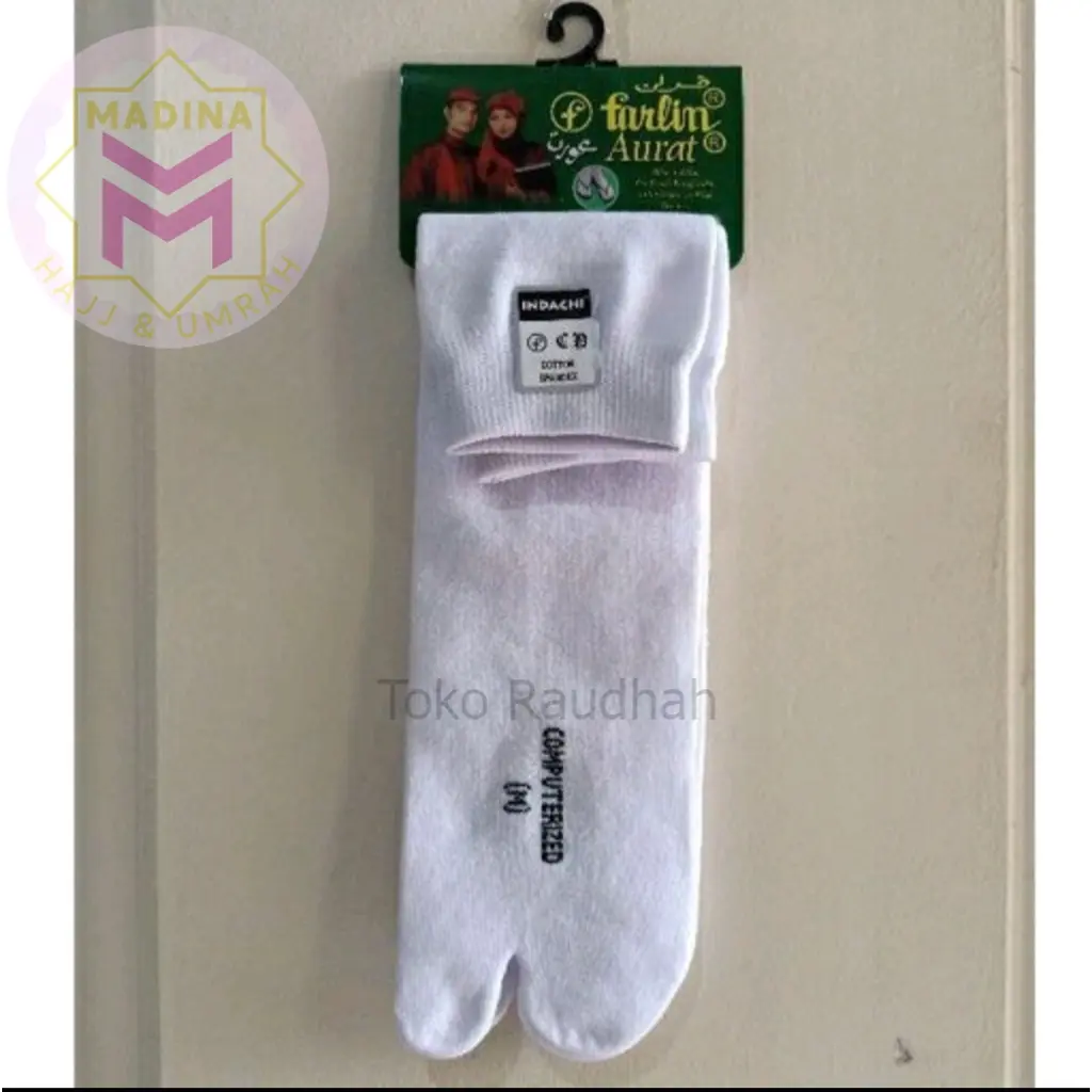 Kaos Kaki Jari Jempol Nylon Farlin Ihrom Haji Umroh Wanita