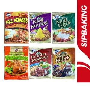 Kobe Bumbu Aduk Nasi Instan Uduk Kuning Rendang Bebek Ayam Kalasan Nasi Goreng Pedas