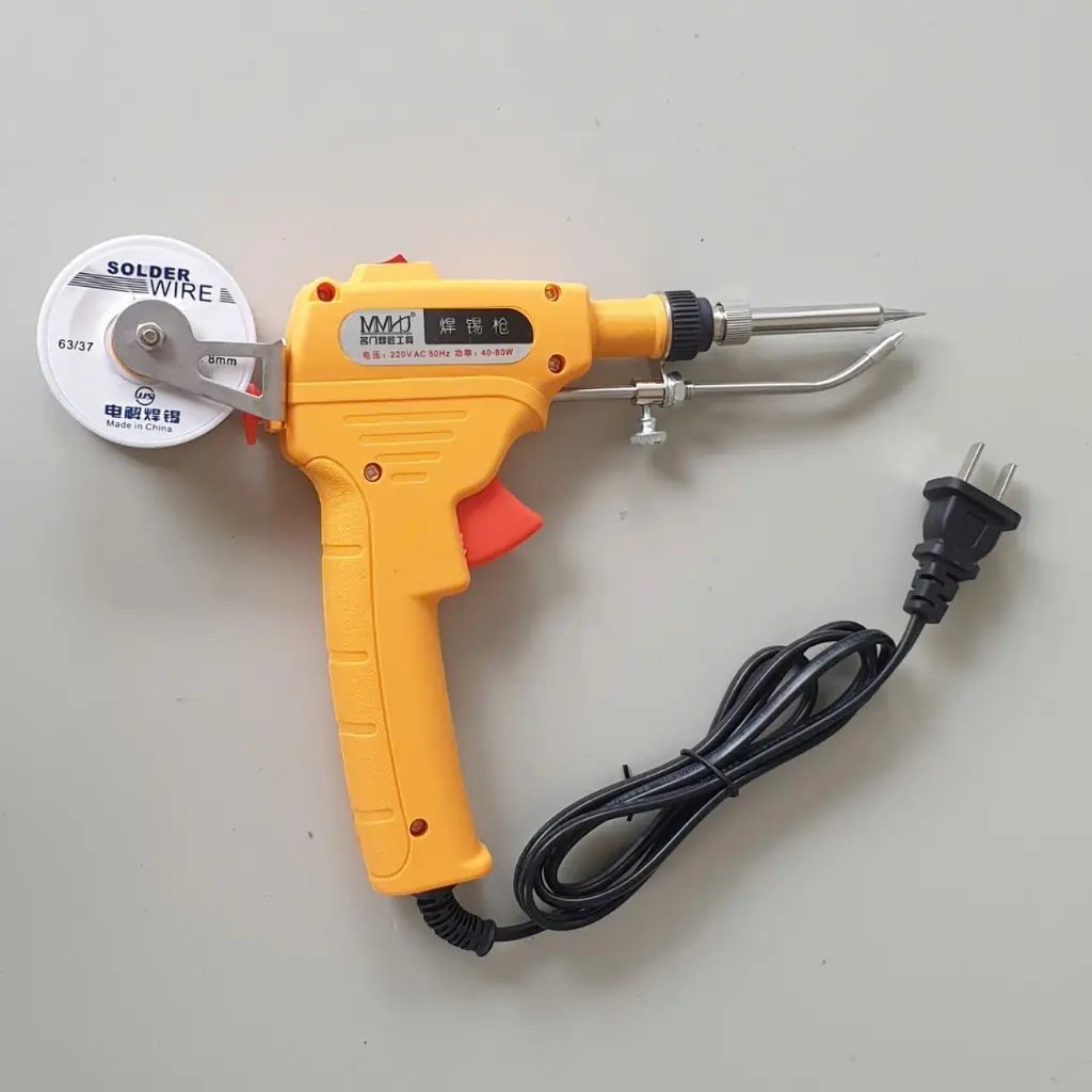 Mỏ hàn đẩy thiếc cao cấp 80w tặng kèm thiếc hàn