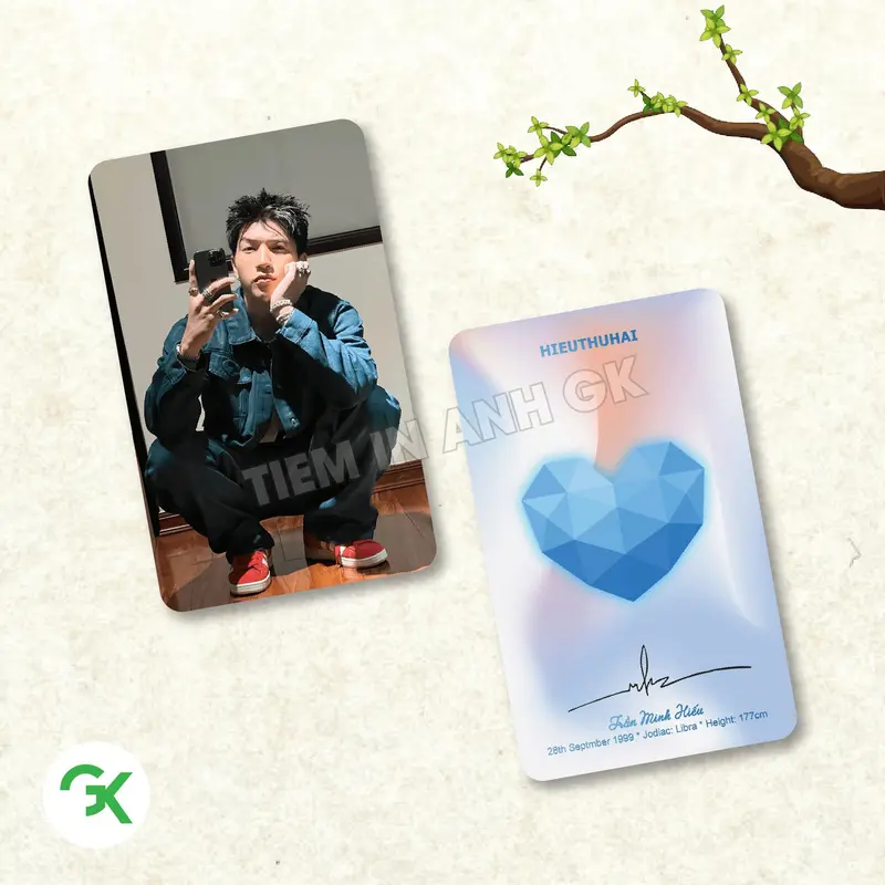 Photocard HIEUTHUHAI (P1) - Trần Minh Hiếu - Anh trai Say Hi - Size 5.5x9cm 4