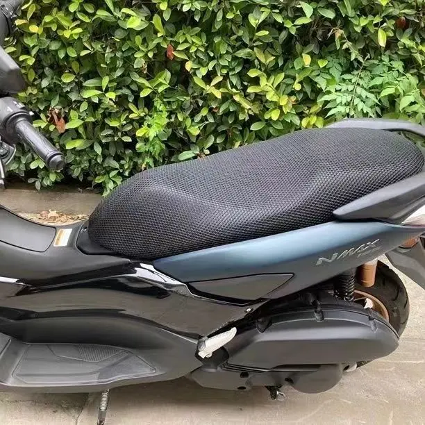 Bọc Ghế Xe Máy, Thiết Kế Lưới Tổ Ong 3D, Thích Hợp Cho Yamaha Nvx155 Và Aerox Nmax, Chống Nắng, Đệm Ghế Yên Xe