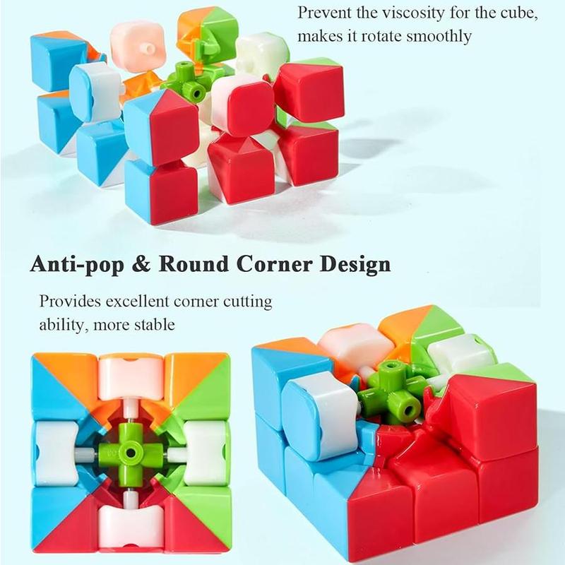 Product Introduction of 3x3 Macaron Colored Speed Cube, Colorful Cube Puzzle Toy, Fun and Stress Relief Toy, Educational Toy for Kids & Adults 5