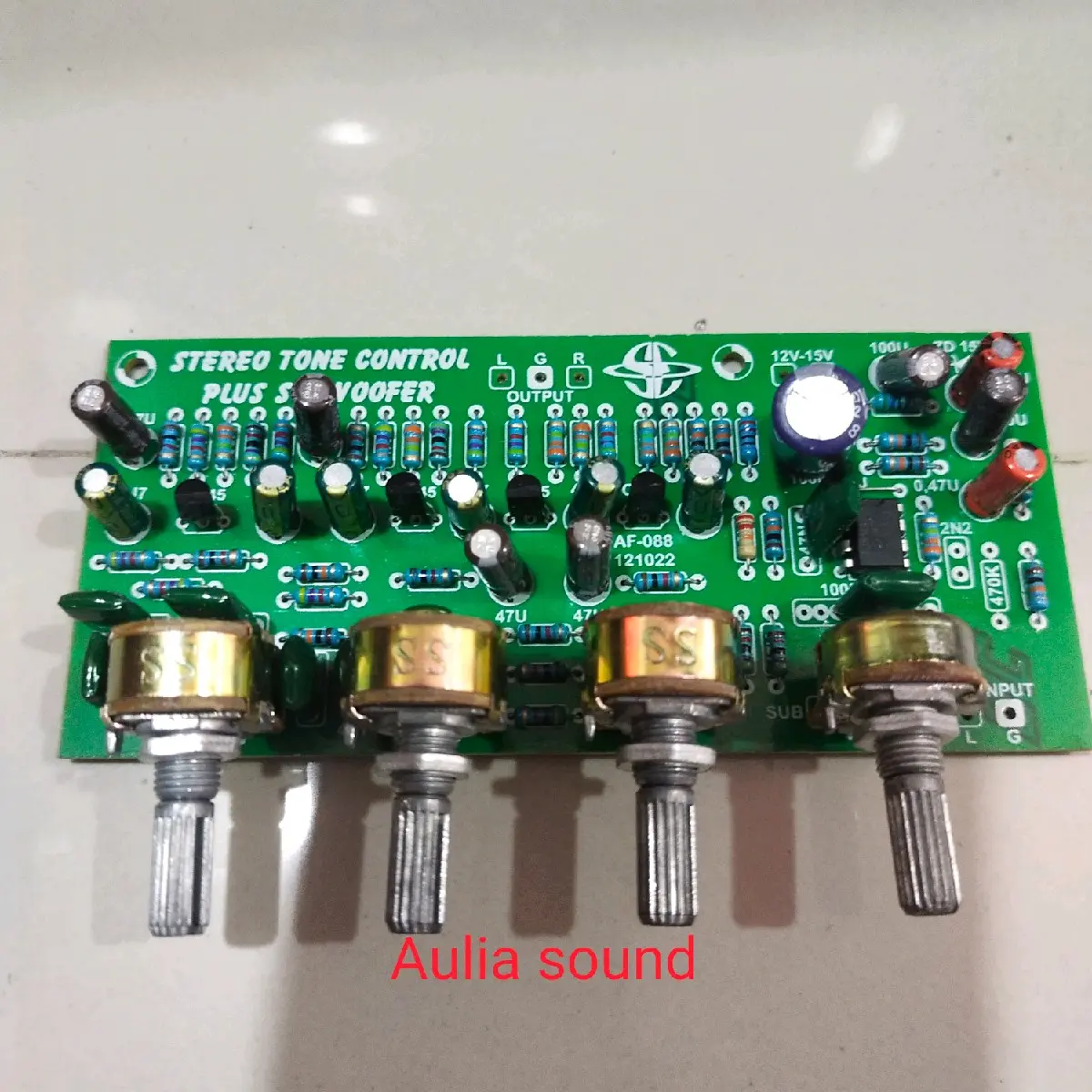 tone control stereo 4 potensio subwoofer