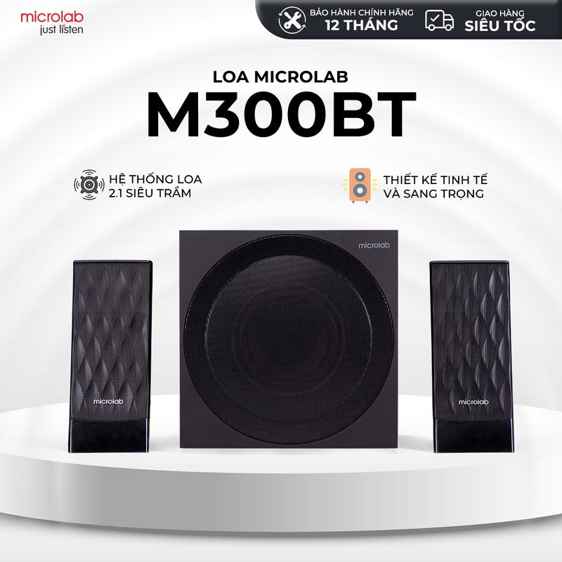 Loa Vi Tính Microlab M-300 2.1 38W - Củ Loa chất lượng Nghe Nhạc Củ Loa Nghe Nhạc