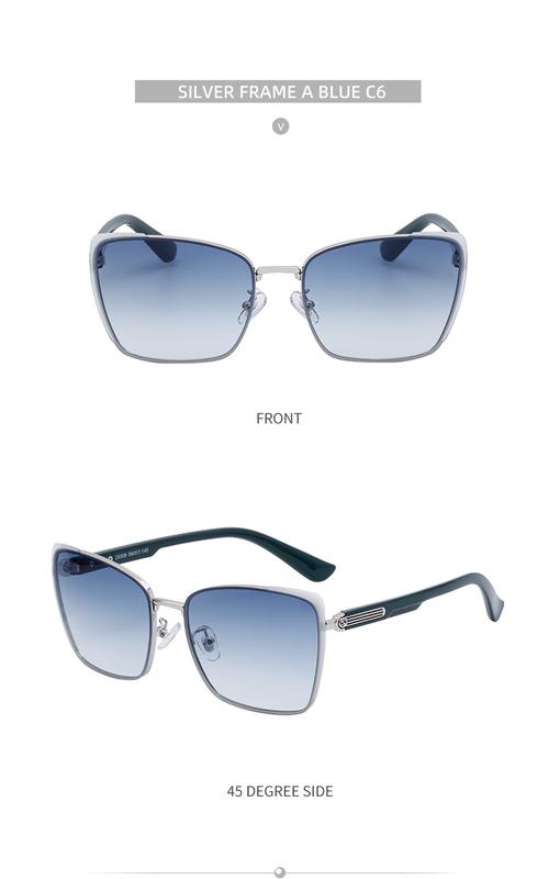 Product Introduction of 2024 New Cats' Eye Sunglasses Women's High Sense Sun-Resistant Sunglasses Personality All-Match Glasses 19