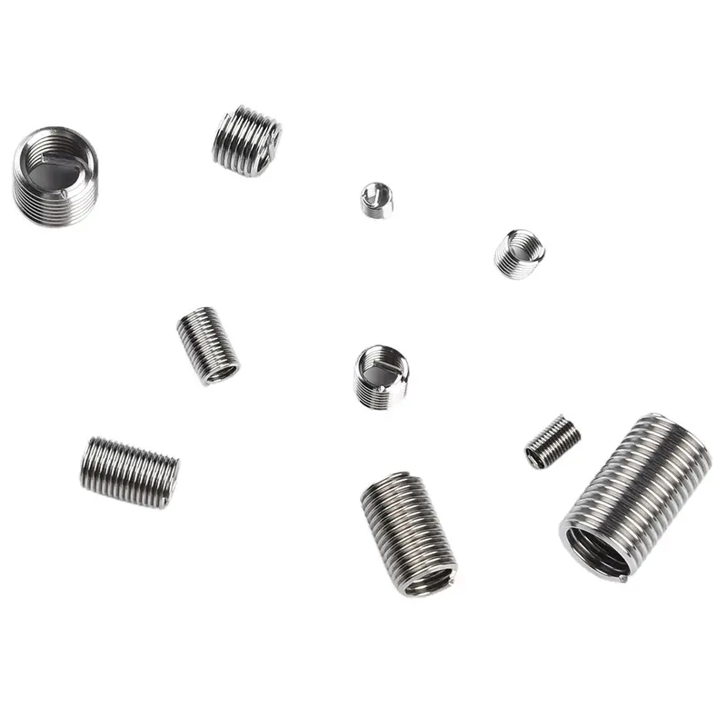 Chèn ren, 150 chiếc, thép không gỉ, xoắn ốc, có sẵn trong các kích cỡ M3, M5, M6, M8, bộ dụng cụ phục hồi ren, thích hợp cho nhôm và magiê, chống mài mòn 6