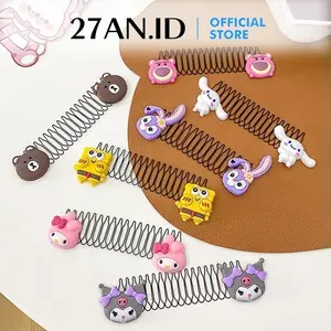 SIRKAM RAMBUT ANAK MOTIF KARAKTER LUCU H589 JEPIT RAMBUT PONI AKSESORIS RAMBUT ANAK