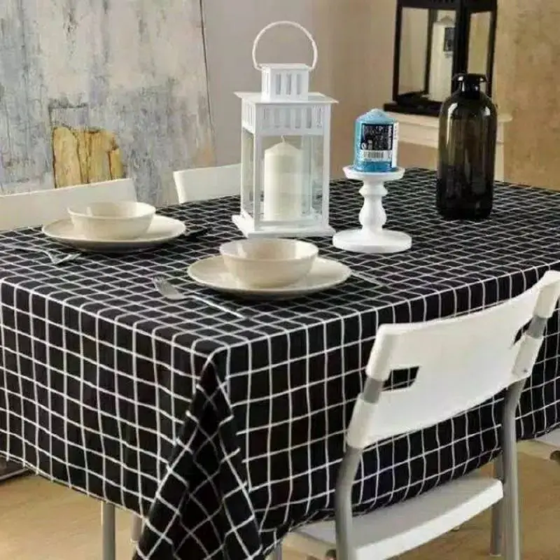 Bisa COD!! Taplak Meja Kain aneka Ukuran Katun Polos berkualitas 2