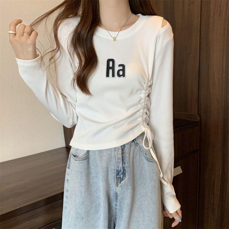 Product Introduction of Phông Dây Rút Độc Đáo Thiết Kế Đẹp Mỏng Vừa Vặn, Dài Tay, Giả Hai Lớp, Dành Cho Nữ, Hàng Mới Về Đầu Thu 2024, Sơ Mi Lớp Nền Hàng Đầu áo  sơ sọc kẻ 17