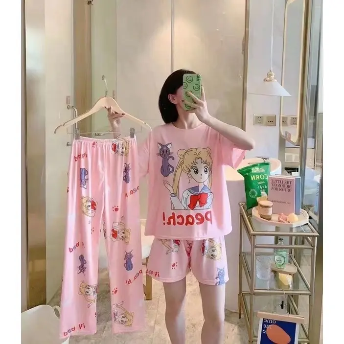 Piyama kaos 3in1 import | piyama 3in1 import  | piyama import premium