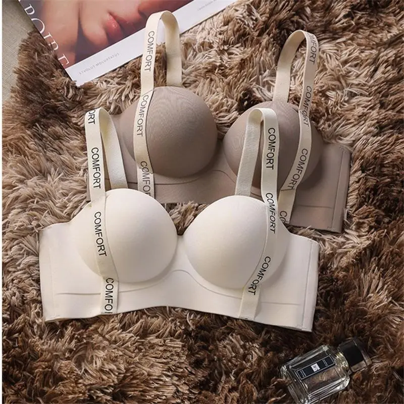 Fashionable Soft Wireless Push Up Bra for  Women