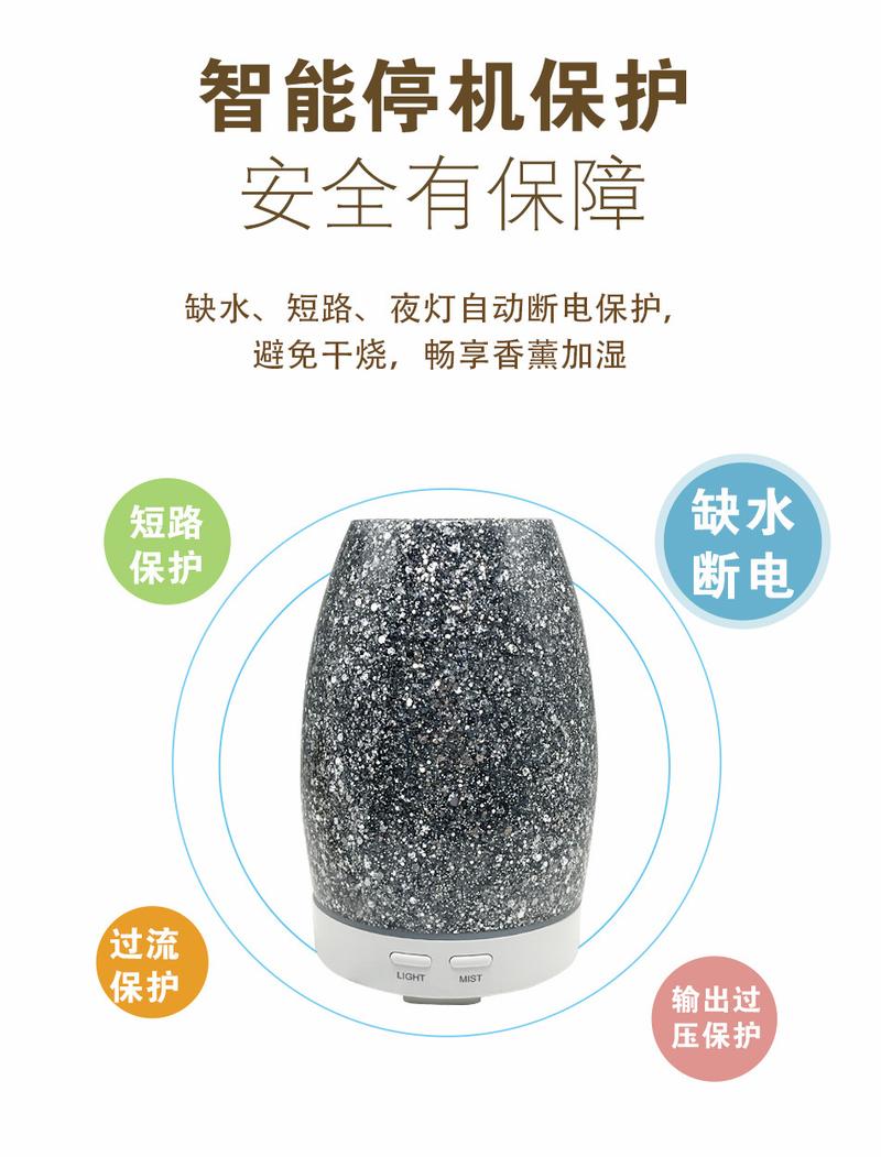 Product Introduction of Humidifier Night Light Aromatherapy Household Small Mute Bedside Spray Desktop Student Dormitory Ins Wind Humidifier Factory 8