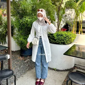 chakira - chea tunik chakira/Tunik cotton bordir/tunik kondangan/tunik lebaran