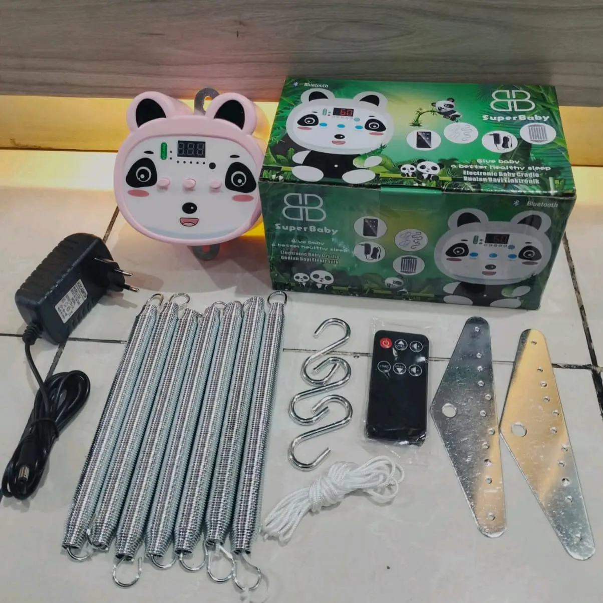 ayunan panda pink bluetooth