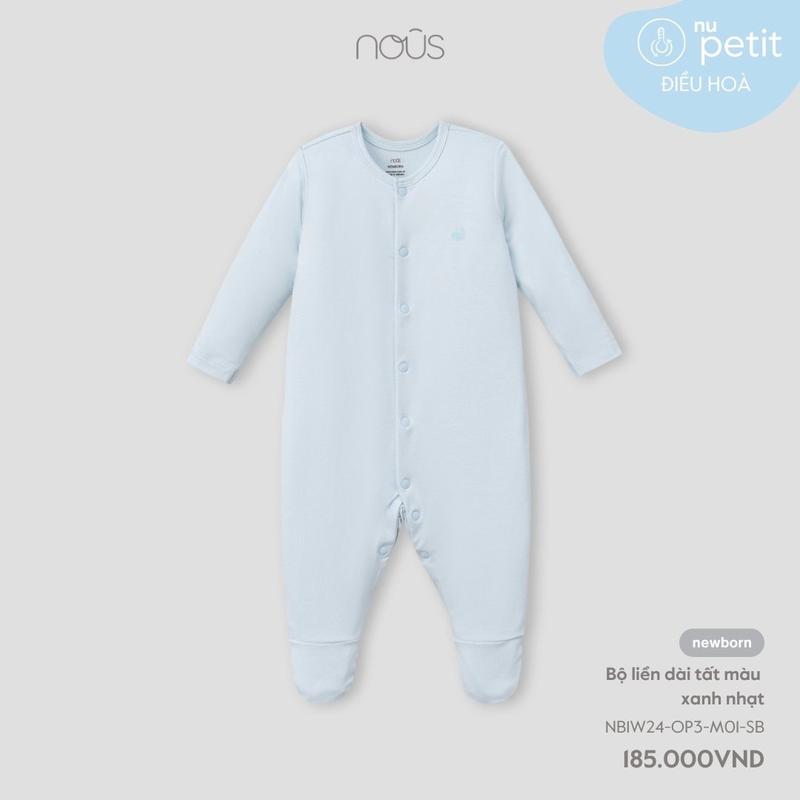 [NOUS] Bộ body Nous Newborn có tất sơ sinh cho bé 3-5,5KG
