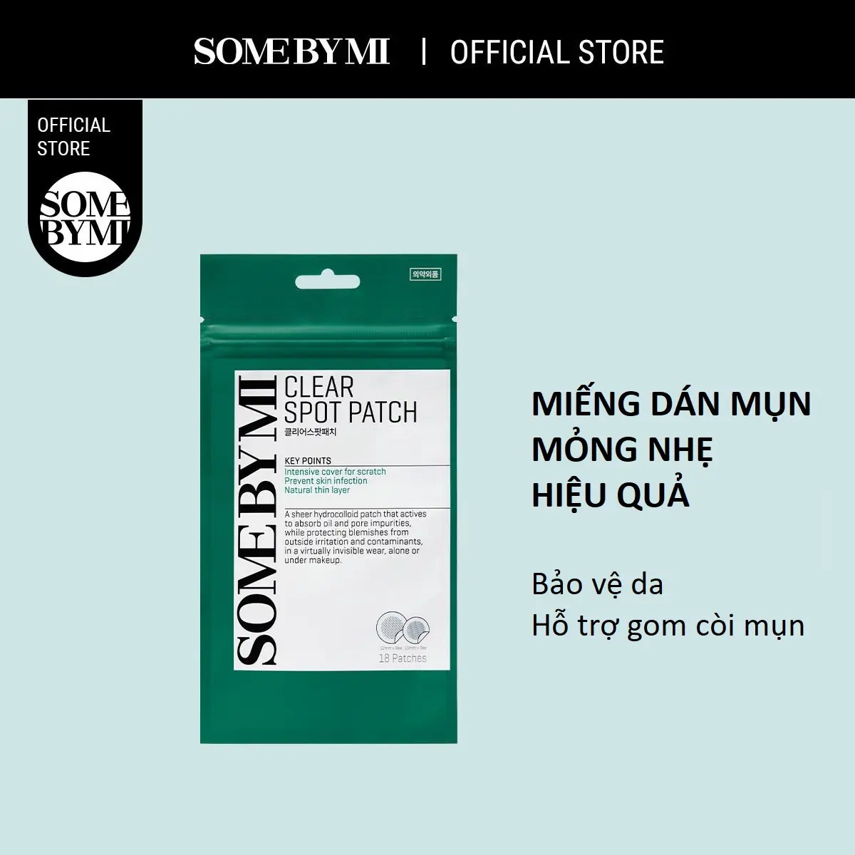 Some By Mi Miếng dán mụn Clear Spot Patch 18 miếng