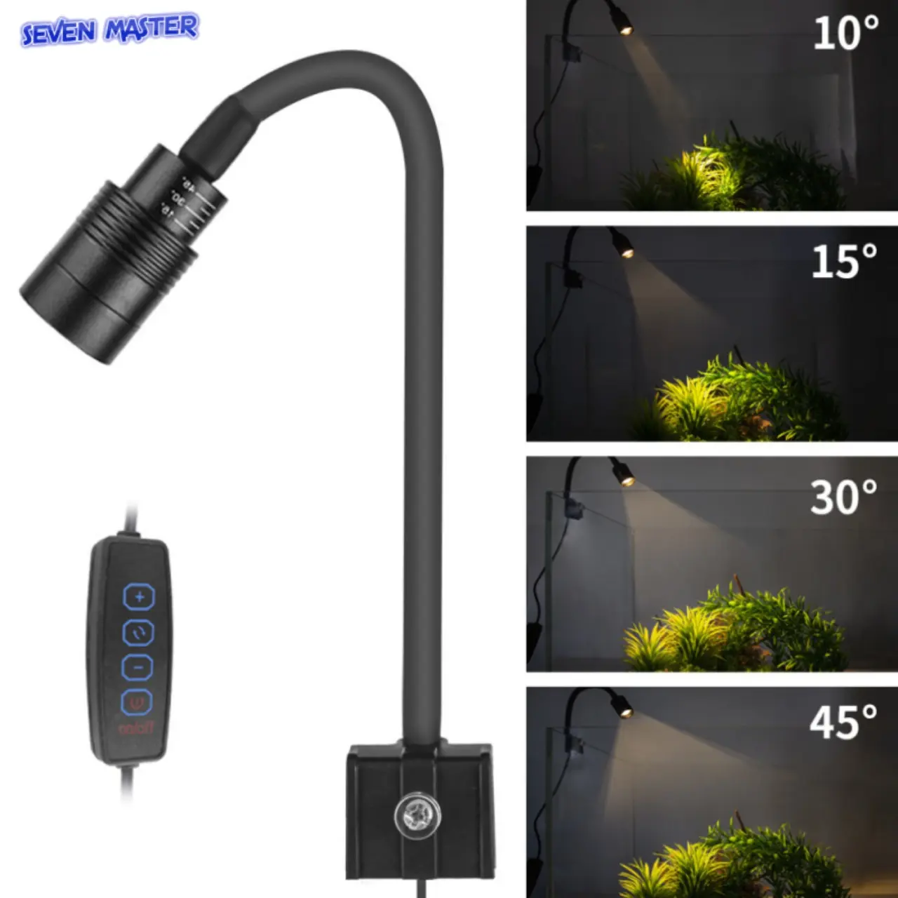 Đèn chiếu sáng xem Bể Cá Mini, Bảy Bậc Thầy, Đèn LED cảnh quan, Thích hợp cho Bể Cá, Đèn Chiếu Điểm Nhỏ Nam Mỹ