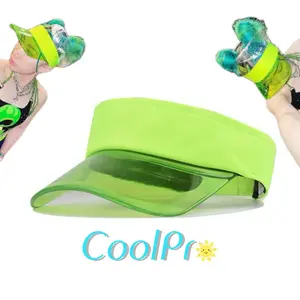 Coolpro Topi Visor Sport Golf Tennis Running  Joggin Anti UV Anak Wanita Pria / Topi Sport PVC Transparan