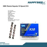 Gambar Rantai Sepeda KMC X10 Speed Bicycle Chain MTB Road Bike Sepeda Lipat dari Happy Bike Kota Administrasi Jakarta Selatan 3 Tokopedia
