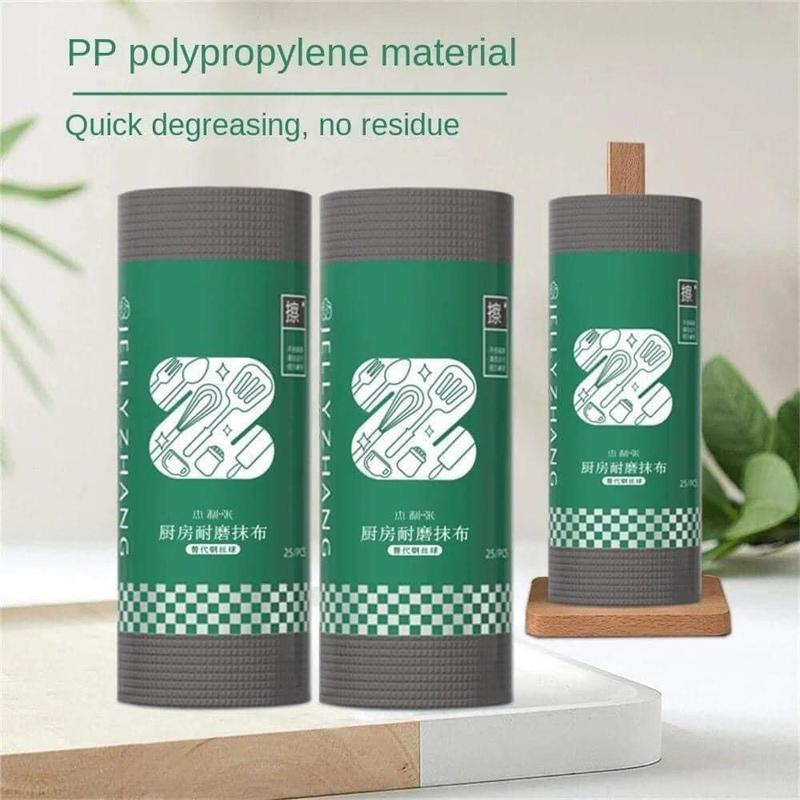 Product Introduction of Cuộn Khăn Giấy Lau Bếp Đa Năng Than Tre 25 Tờ Tái Sử Dụng Nhiều Lần Thấm Hút Tốt 12