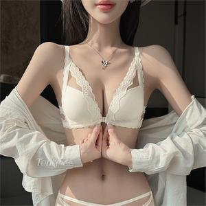 Áo Ngực Nữ Su Không Lộ Viền Cài Trước Nâng Ngực Tạo Khe Sexy Big Size Thoải Mái Viral TikTok