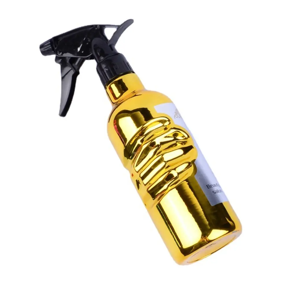 Fashion Retro Palm Hairdressing Spray Bottle Continuous Water Sprayer Mist Watering Can Hair Styling Plating Refillable Bottles Barber