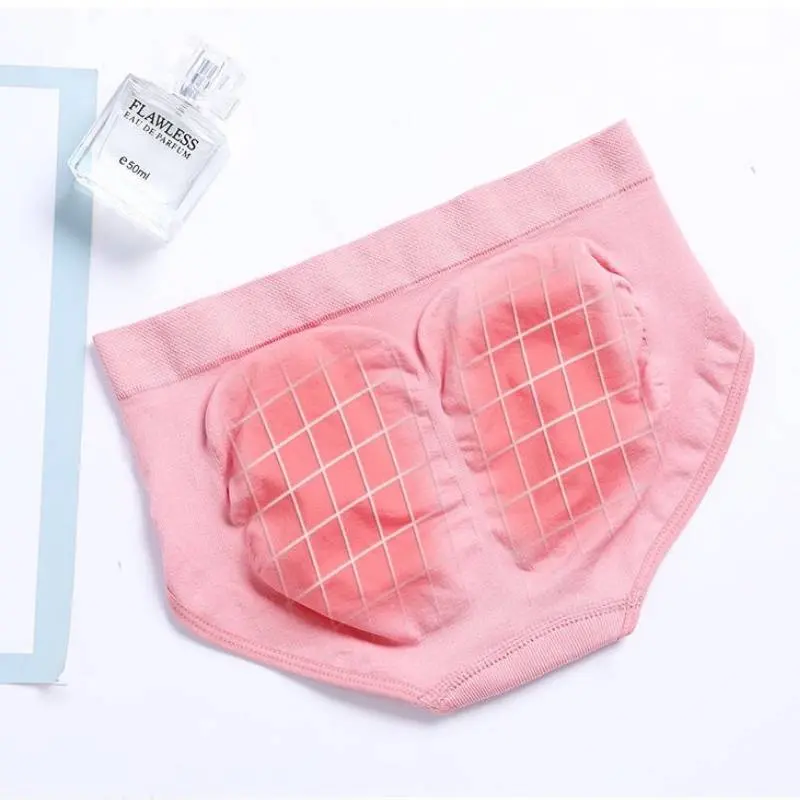 Đồ Lót Tổ Ong, Dành Cho Phụ Nữ, Cạp Thấp, Thoải Mái Và Thoáng Khí, Liền Mạch, Màu Trơn Nâng Bụng, Quần Sịp Bé Gái 4