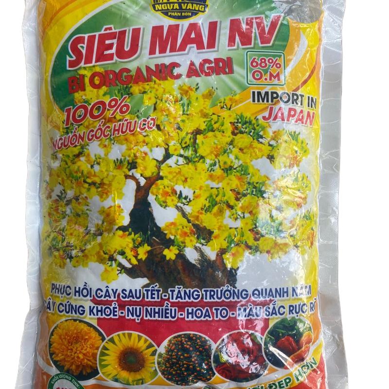  Phân bón hữu cơ Siêu Mai Vàng gói 1kg 