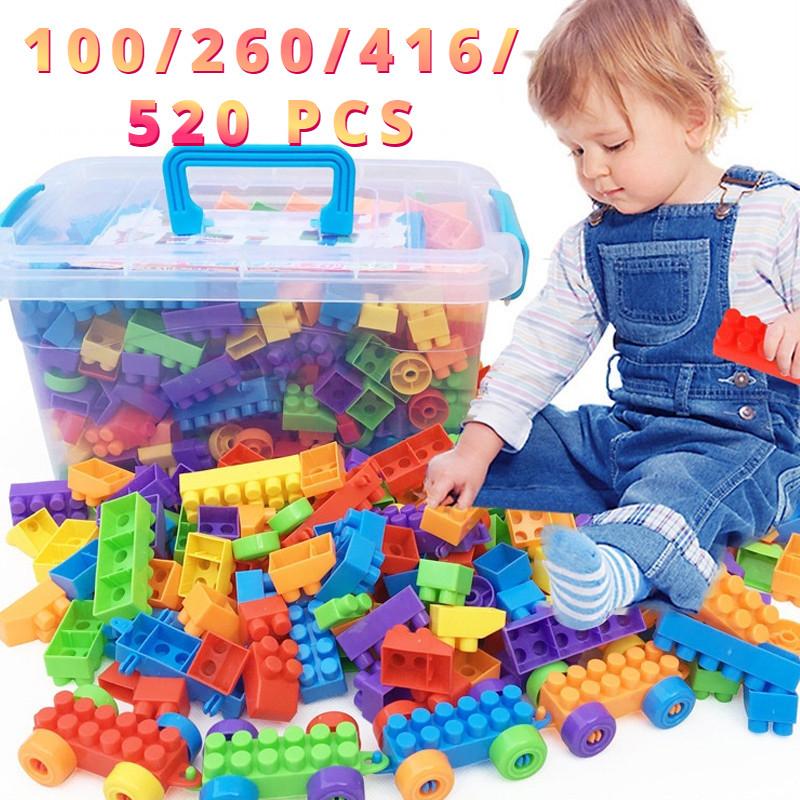 Bộ Đồ Chơi Lắp Ráp 520 Mảnh Phát Triển Trí Tuệ Cho Bé Từ 1 Tuổi, Giúp Rèn Tư…