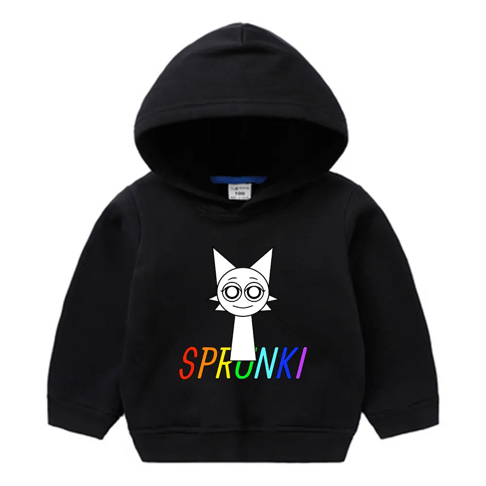 Sprunki Wenda Children's Hoodie Children's Casual Cartoon Boys and Girls' Top Hoodie