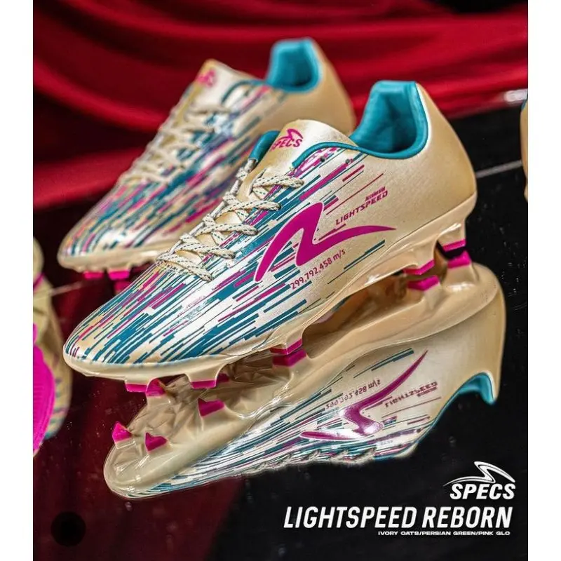 PROMO TERBATAS PALING MURAH!! Sepatu Bola Specs Lightspeed Reborn FG New / Sepatu Bola Specs Accelerator LIGHTSPEED REBORN FG - White Pearlized