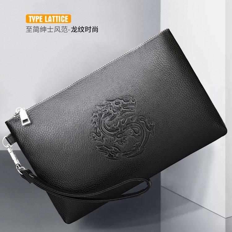 Product Introduction of Zipper Men's Bag One Size Clutch PU 0