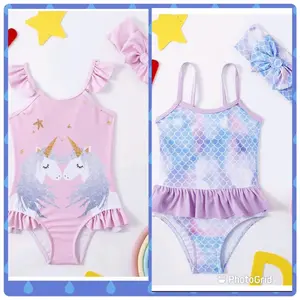 SET baju renang anak premium free bandana lucu bikini anak