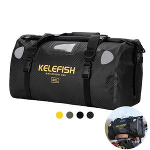 Motorcycle Dry Bag, 1 Count Waterproof Reflective Tail Duffle Bag, 40L/66L Large Capacity Motorcycle Bag, Outdoor Luggage Roll Pack Bag for Riding