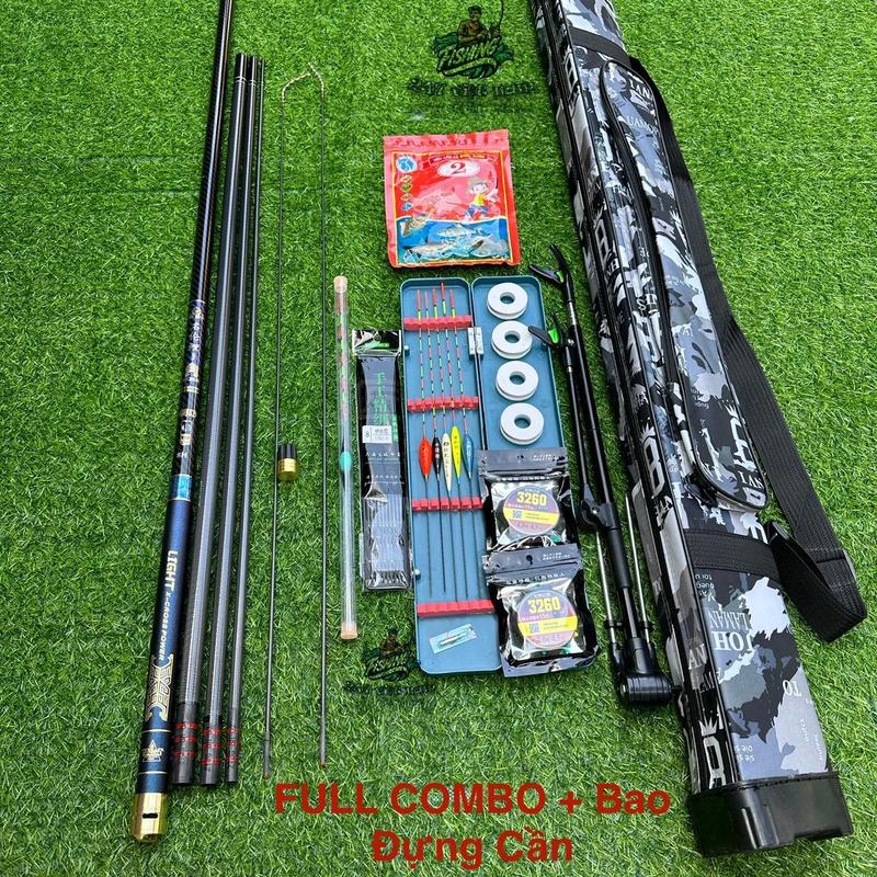 COMBO Cần Chiến Thần 8H Bản 2024 Đối Trọng Săn Hàng Đi Câu Bắt Cá Fishing Câu Cá Đồ Câu Fishing 247 Việt Nam