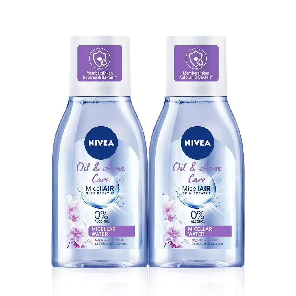 nivea micellar water oil & acne 125ml 2x TWINPACK