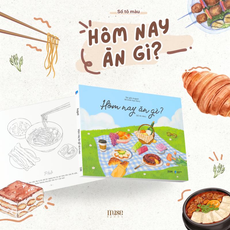 Sách Tô Màu - Hôm Nay Ăn Gì?  - AZB 2