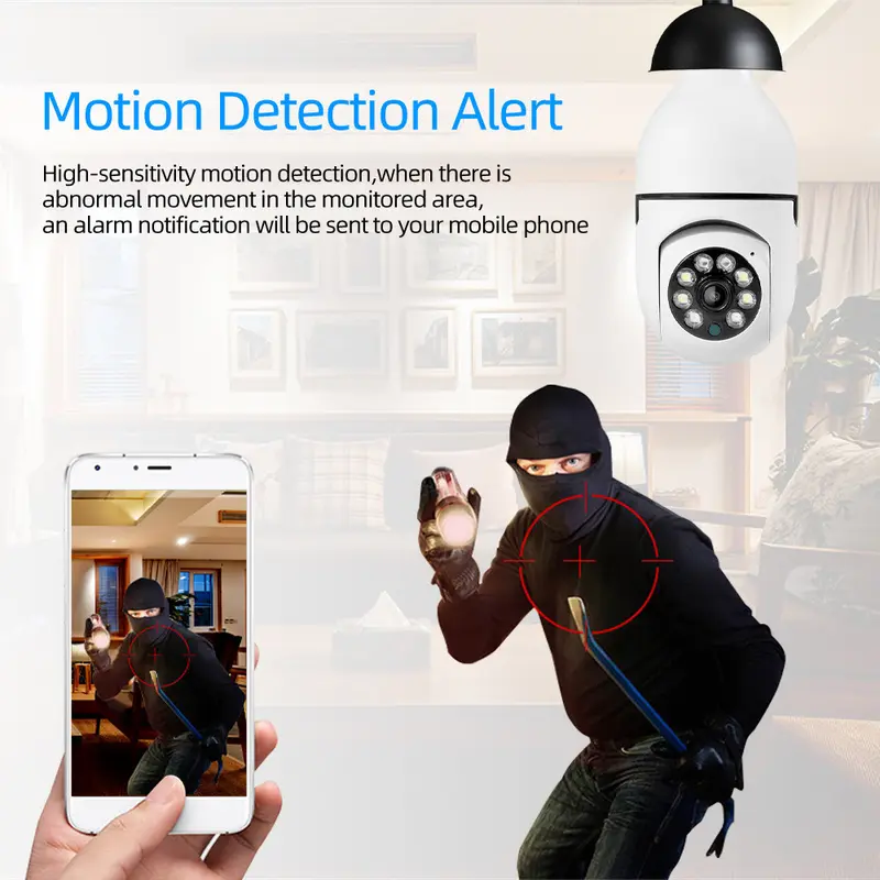 Camera giám sát CCTV, Camera 360, V360 pro, Âm thanh một nửa, Theo dõi tự động, Hỗ trợ màn hình trẻ Em Bé, Tầm nhìn ban đêm đầy màu sắc camera  ko  dùng  wifi camara 3