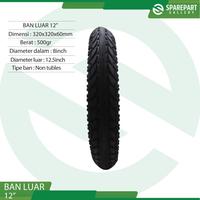 Gambar Ban luar skuter 12inch (12,5x2.25) ring 12" dari Sparepart Gallery Kota Administrasi Jakarta Utara 5 Tokopedia