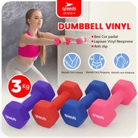 Gambar SPEEDS Dumbell Barbel Mini Angkat Beban Latihan Otot Barbel Wanita Neoprene-Alat Fitnes Cewek Vinyl Otot 012-4 - 1KG BIRU dari Calary Toys Kota Surabaya 4 Tokopedia
