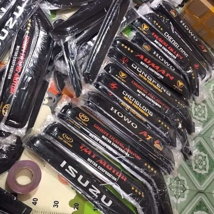 Vè che mưa xe tải ben xe 16 ,29 chỗ chất liệu nhựa abs với đầy đủ keo