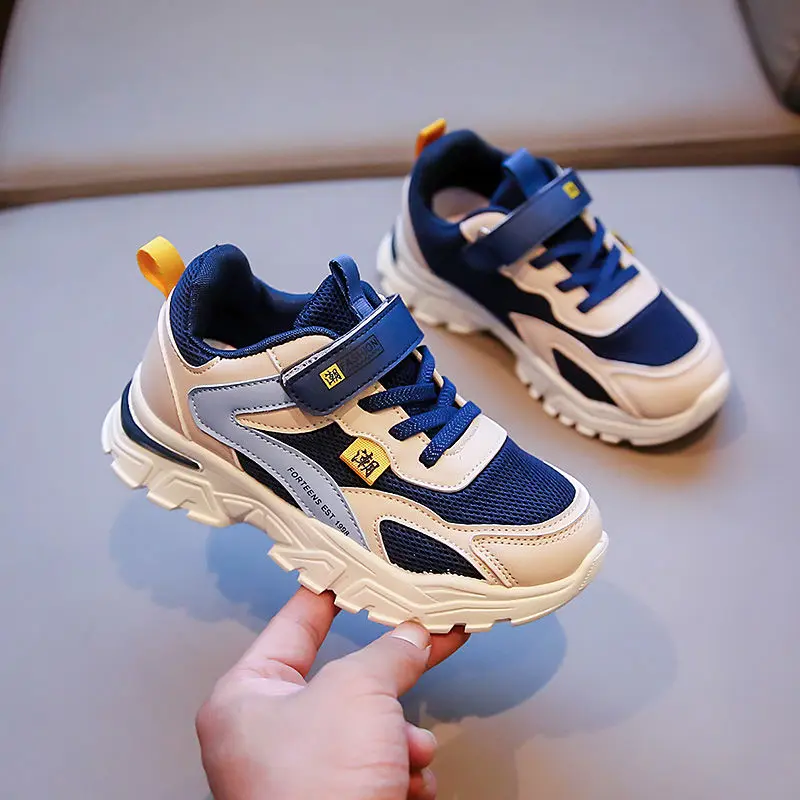 Dad Shoes Cho Trẻ Em, Bộ Sưu Tập Mới Mùa Lò Xo 2024, Thời Trang Bé Gái, Giày Thể Thao Lưới Thoáng Khí, Thích Hợp Cho Bé Trai, Giày Chạy Bộ Trường Tiểu Học